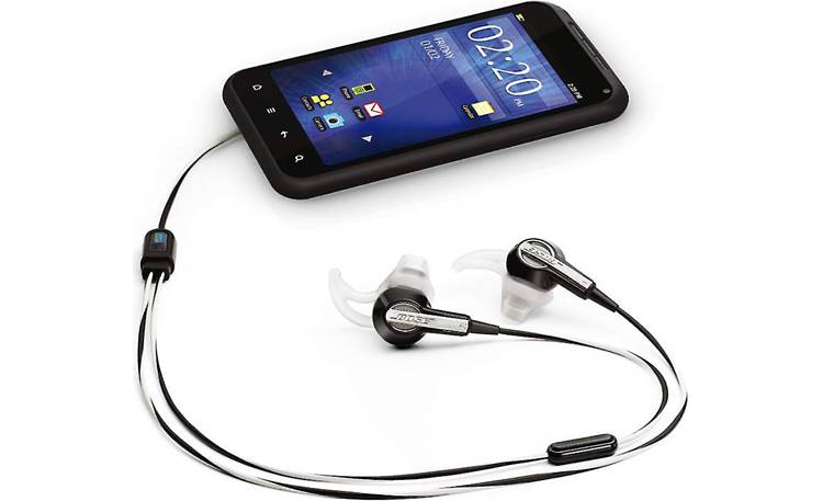Bose® MIE2 mobile headset Connected to a smartphone