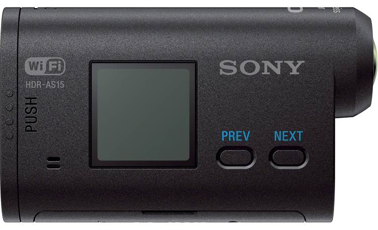 Sony HDR-AS15 Left side view