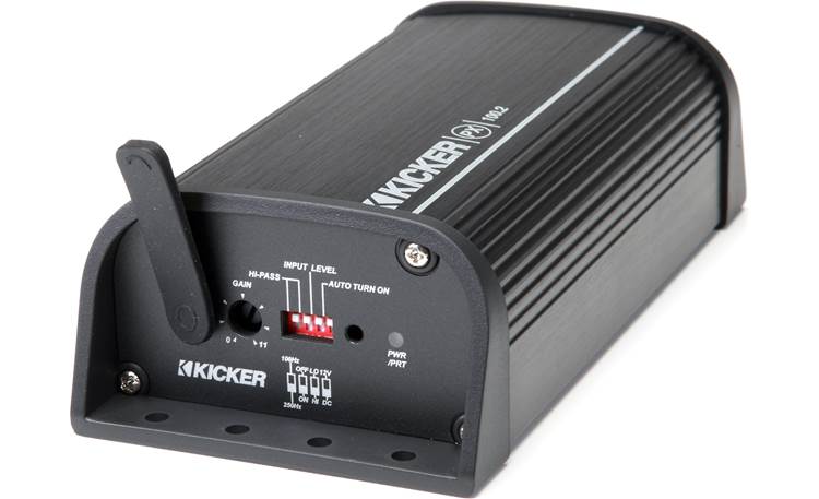 Kicker 12PX100.2 Rubber cover protects controls