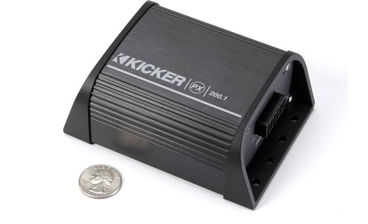 Kicker 12PX200.1 Compact size is ideal for powersports vehicles
