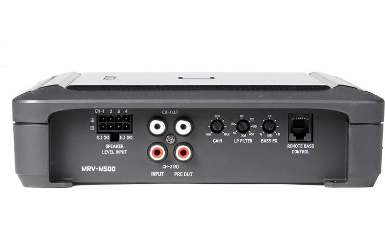 Alpine 500-Watt Bass Package Amplifier input and control panel
