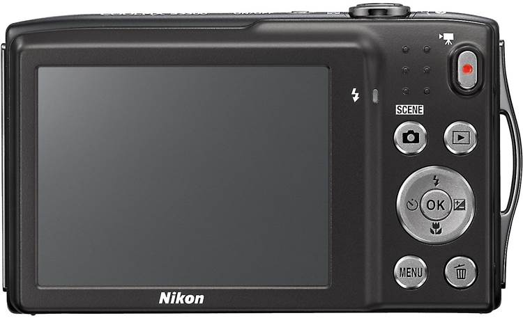 Nikon Coolpix S3300 Back - Black