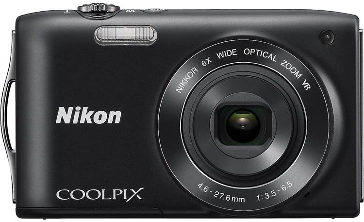 Nikon Coolpix S3300 Front - Black