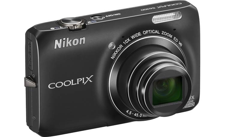 Nikon Coolpix S6300 Zoomed out - Black