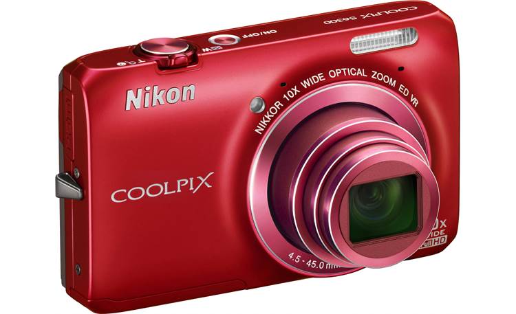 Nikon Coolpix S6300 Zoomed out - Red
