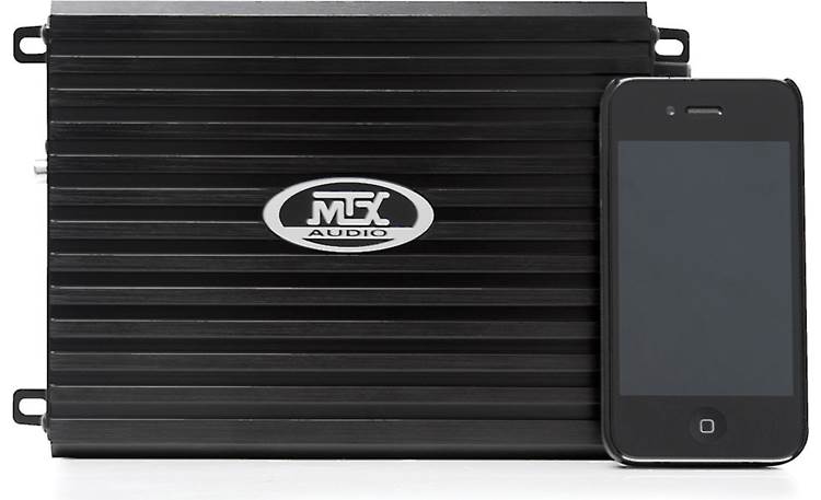MTX TD500.1D Phone shown for size comparison