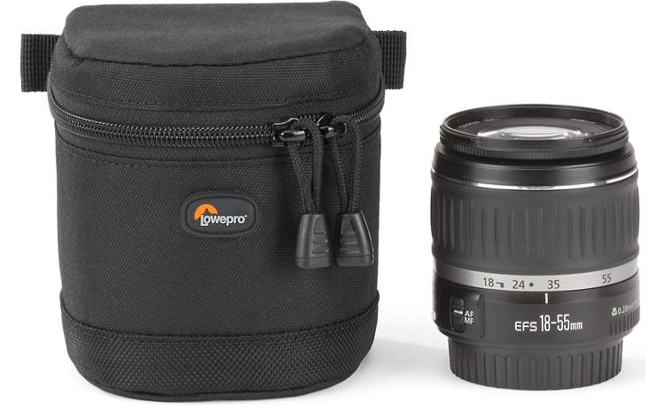 Lowepro Lens Case 9cm x 9cm shown with lens (not included)