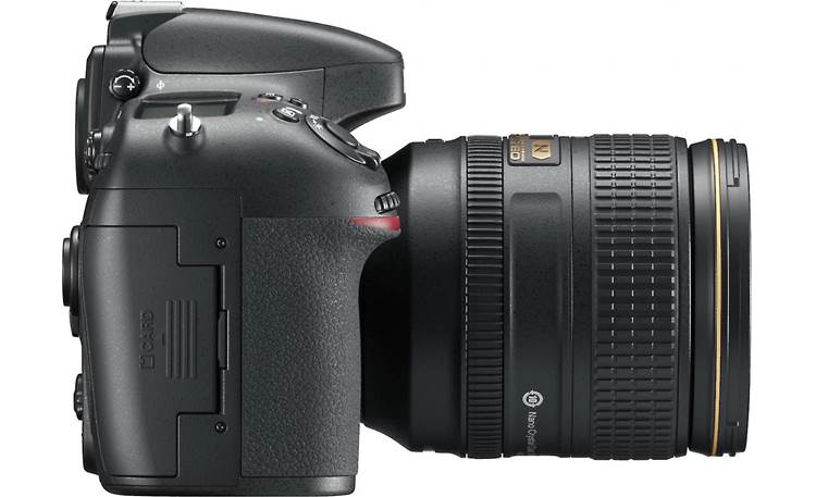 Nikon D800 (no lens included) right side, with lens (not included)