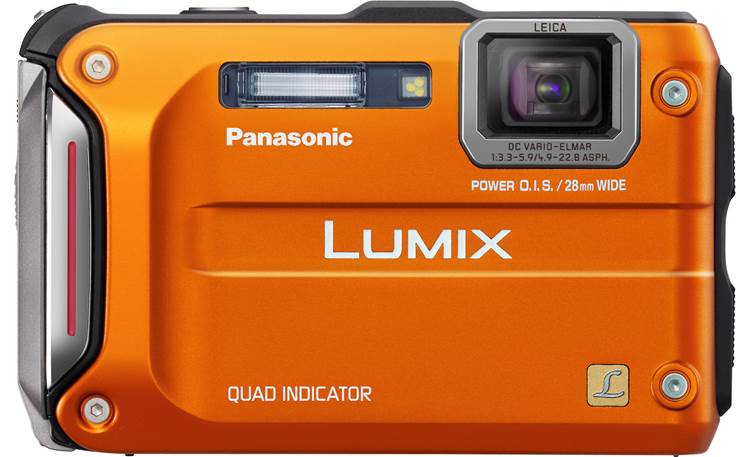 Panasonic Lumix DMC-TS4 Facing front - Orange