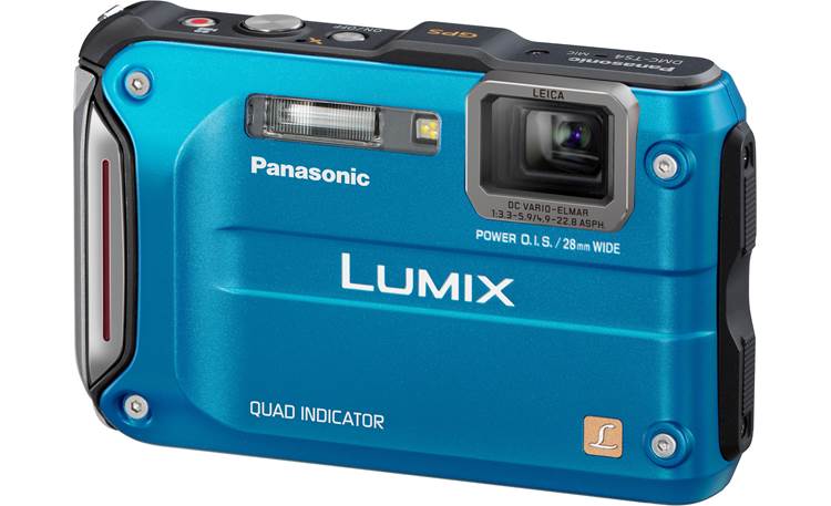 Panasonic Lumix DMC-TS4 Front - Blue