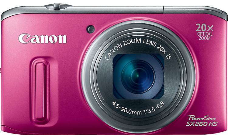 Canon PowerShot SX260 HS Facing front - Red
