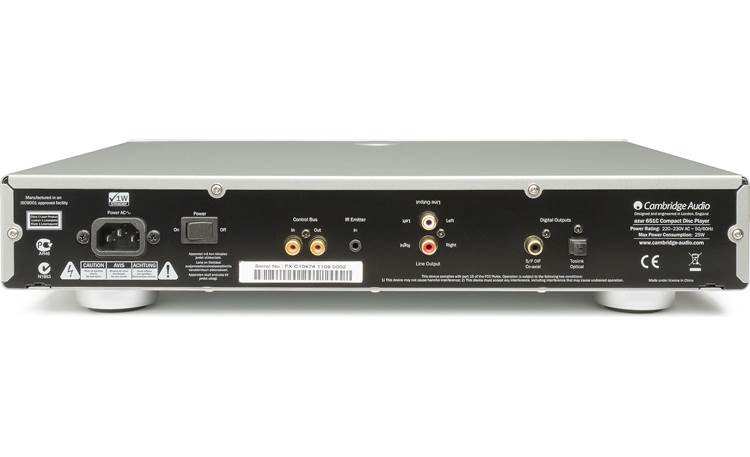 Cambridge Audio Azur 651C Back (Silver)