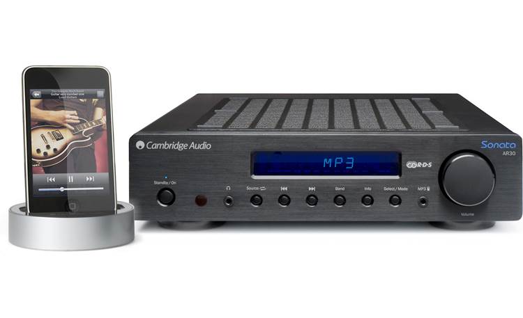 Cambridge Audio Sonata AR30 Black (shown with included iPod dock)