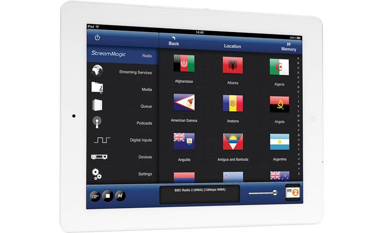 Cambridge Audio Stream Magic 6 iPad® app (iPad not included)