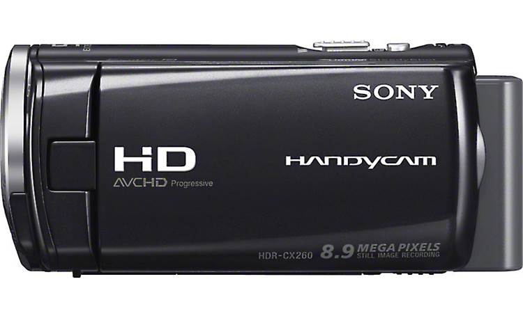 Sony Handycam® HDR-CX260V left side view