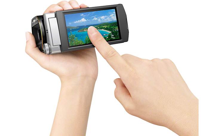 Sony Handycam® HDR-TD20V Using the touchscreen display