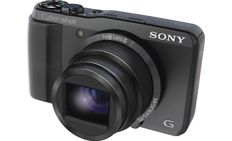 Sony Cyber-shot® DSC-HX30V Front, 3/4 view, from right