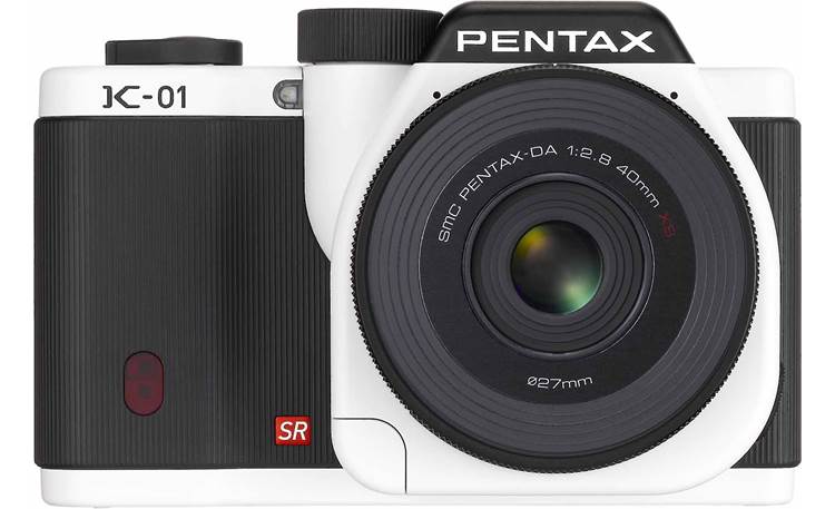 Pentax K-01 Kit w/40mm Lens Front, straight-on