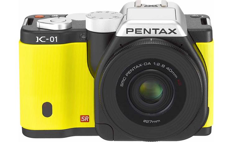 Pentax K-01 Kit w/40mm Lens Front, higher angle