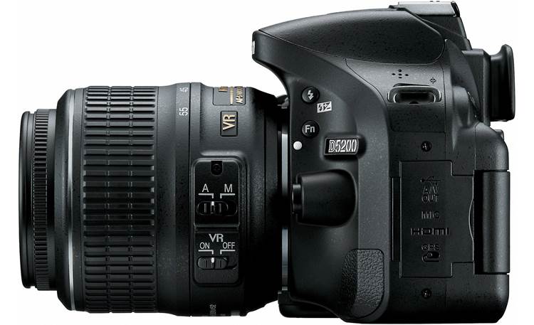 Nikon D5200 Kit Left side view