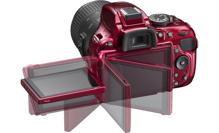 Nikon D5200 Kit Vari-angle high-resolution LCD monitor