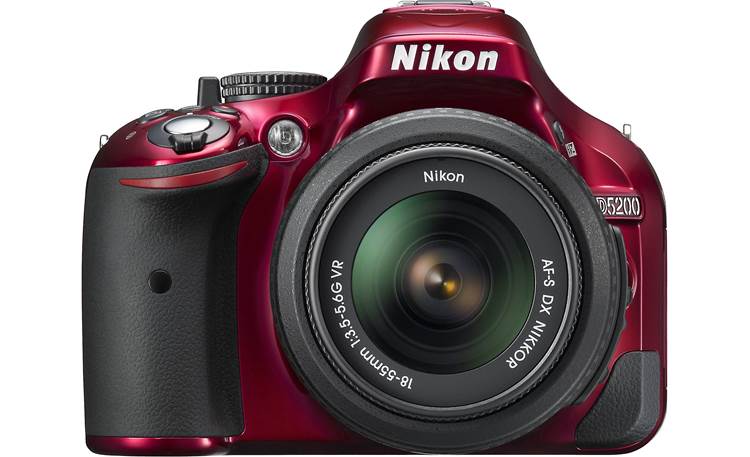 Nikon D5200 Kit Front, straight-on