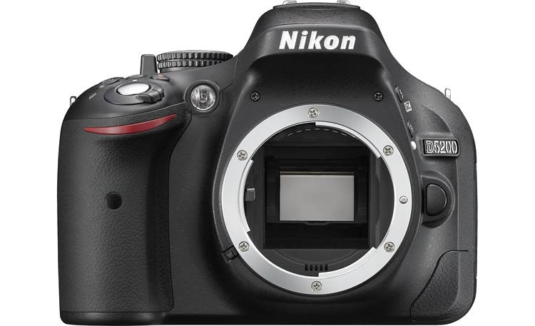 Nikon D5200 5.8X Zoom Lens Kit Front, straight-on (body only)