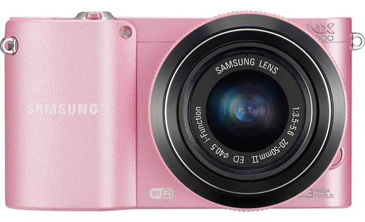 Samsung NX1000 with 2.5X Zoom Lens Front (Pink)
