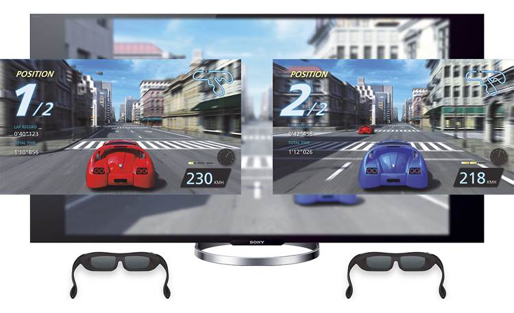 Sony XBR-55X900A Two-player gaming