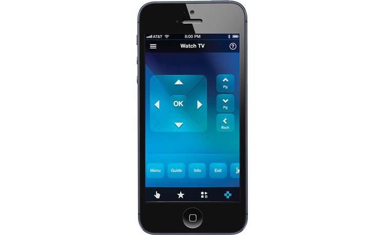 Logitech® Harmony® Ultimate Remote Harmony App screen shot (iPhone not included)