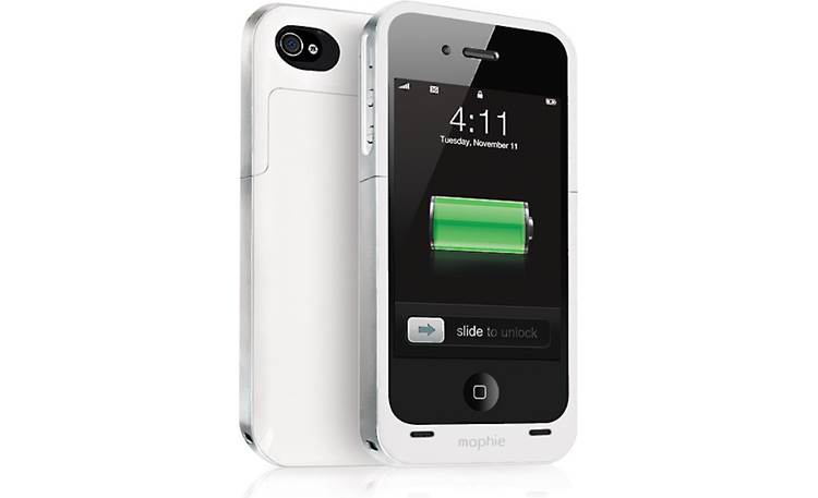 mophie juice pack air White - back and front view (iPhone not included)
