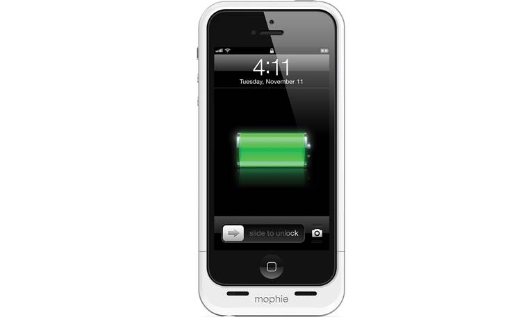 mophie juice pack air White - front view (iPhone 5 not included)
