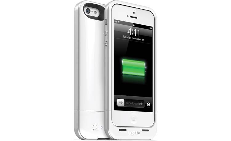 mophie juice pack air White - back and front view (iPhone 5 not included)