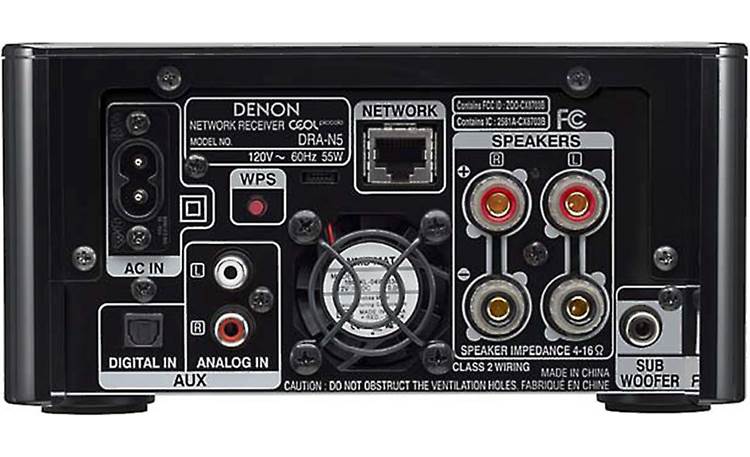 Denon DR-AN5 Back