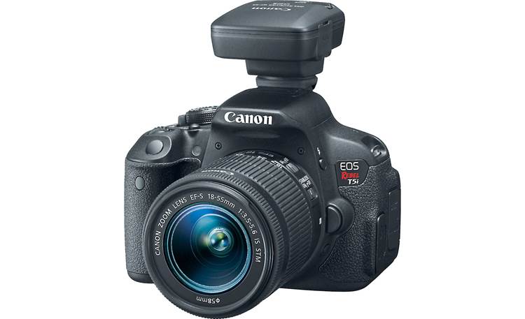 Canon EOS Rebel T5i Kit Shown with optional GPS receiver (not included)