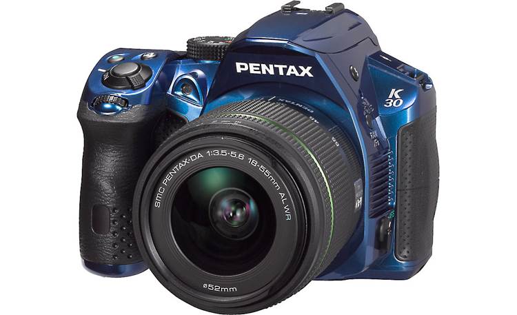 Pentax K-30 with 3X WR Zoom Lens Front (Blue)