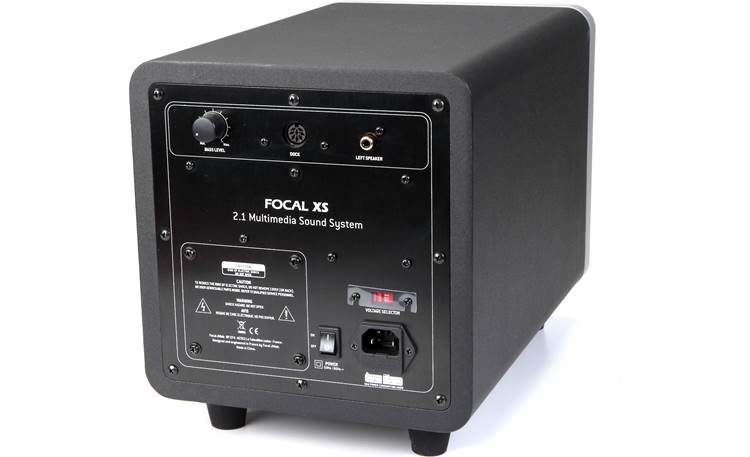 Focal XS® 2.1 Multimedia Sound System (Factory Refurbished) Back