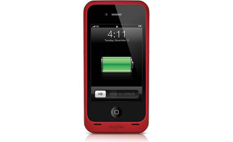 mophie juice pack air Red - front view (iPhone not included)