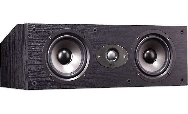 Polk Audio TSx150C Pictured without grille (Black)