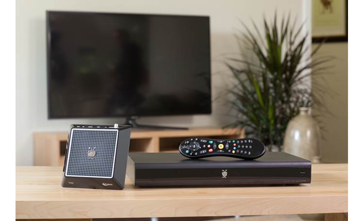 TiVo® Mini TiVo Mini works with TiVo's 4-tuner DVRs