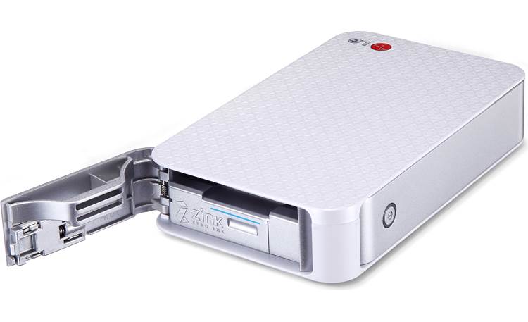 LG PD233 Shown with paper tray access port open