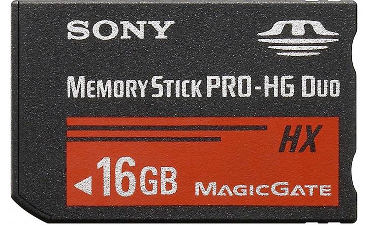 Sony Memory Stick® PRO-HG Duo HX Media Front (16GB)