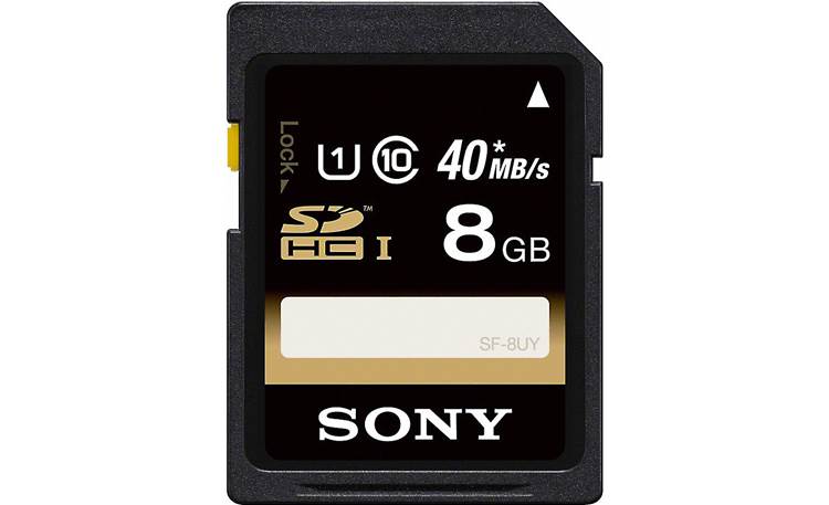 Sony SDHC UHS-1 Memory Card Front (8GB)