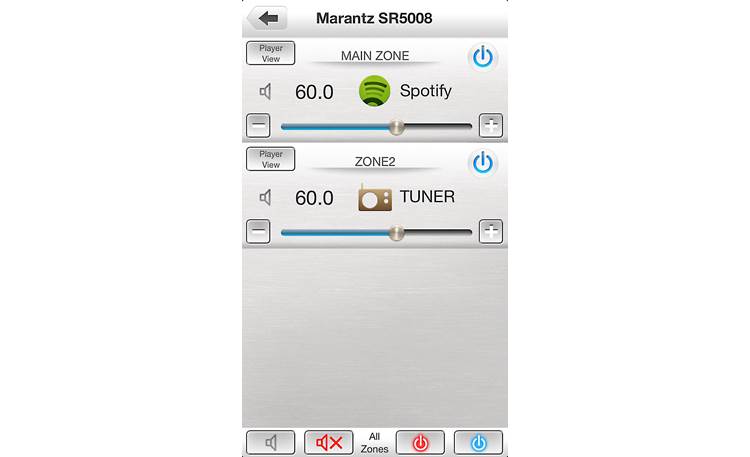 Marantz SR5008 Multi-zone control from your smartphone
