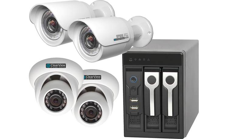 ClearView Phoenix View 4-Channel Kit Recorder with included surveillance cameras