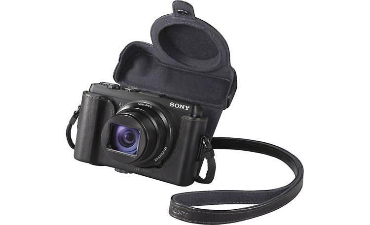 Sony LCJ-HN/B Protective Case Front, 3/4 view (camera not included)
