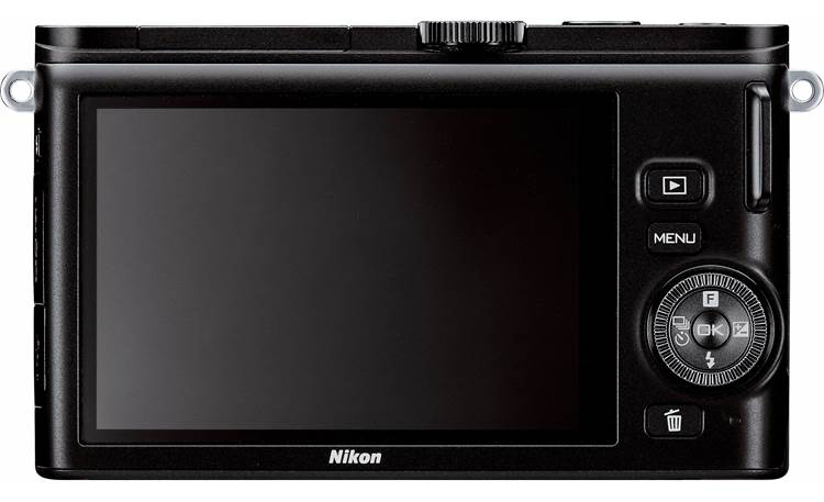 Nikon 1 J3 with Wide-range 10X Zoom Lens Back