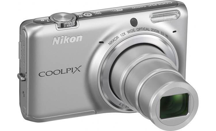Nikon Coolpix S6500 With 12X optical zoom lens extended