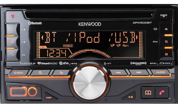 Kenwood DPX500BT Front display