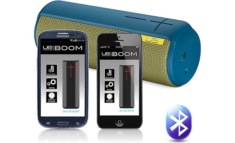 UE BOOM Green - pair with two devices simultanously (smartphones not included)